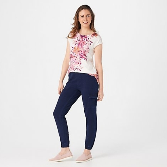 Denim and Company jogger Black - Picture 3 of 3